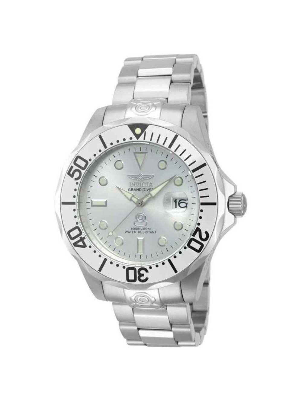Invicta Grand Diver Deep Garrison Automatic Men's Watch - 47mm. Steel (13937)